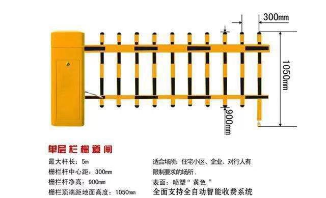 單層欄柵道閘 (1)